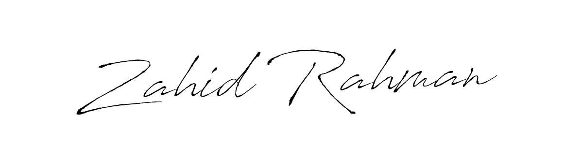 Make a beautiful signature design for name Zahid Rahman. Use this online signature maker to create a handwritten signature for free. Zahid Rahman signature style 6 images and pictures png