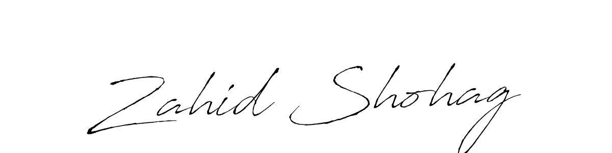 It looks lik you need a new signature style for name Zahid Shohag. Design unique handwritten (Antro_Vectra) signature with our free signature maker in just a few clicks. Zahid Shohag signature style 6 images and pictures png