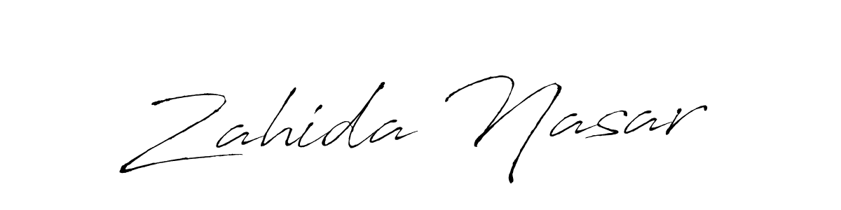 The best way (Antro_Vectra) to make a short signature is to pick only two or three words in your name. The name Zahida Nasar include a total of six letters. For converting this name. Zahida Nasar signature style 6 images and pictures png