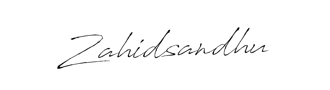 Also You can easily find your signature by using the search form. We will create Zahidsandhu name handwritten signature images for you free of cost using Antro_Vectra sign style. Zahidsandhu signature style 6 images and pictures png