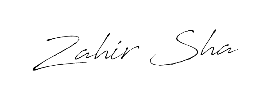 Use a signature maker to create a handwritten signature online. With this signature software, you can design (Antro_Vectra) your own signature for name Zahir Sha. Zahir Sha signature style 6 images and pictures png