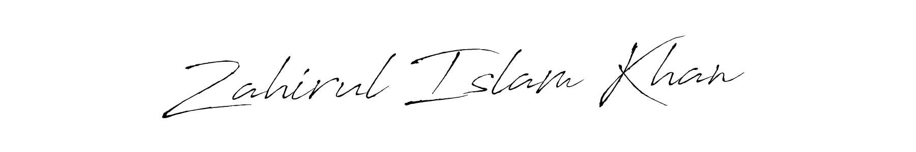 Zahirul Islam Khan stylish signature style. Best Handwritten Sign (Antro_Vectra) for my name. Handwritten Signature Collection Ideas for my name Zahirul Islam Khan. Zahirul Islam Khan signature style 6 images and pictures png