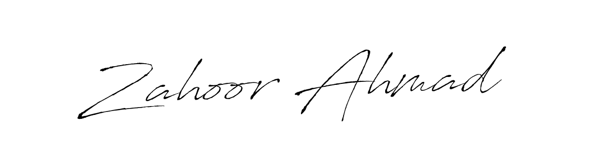 It looks lik you need a new signature style for name Zahoor Ahmad. Design unique handwritten (Antro_Vectra) signature with our free signature maker in just a few clicks. Zahoor Ahmad signature style 6 images and pictures png