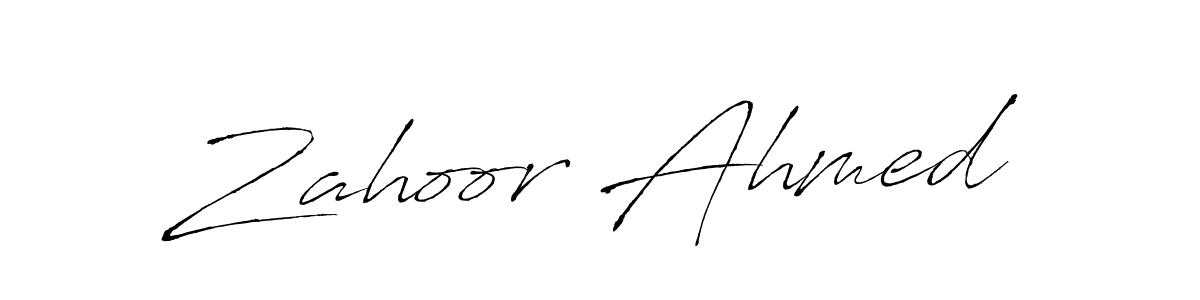 Also You can easily find your signature by using the search form. We will create Zahoor Ahmed name handwritten signature images for you free of cost using Antro_Vectra sign style. Zahoor Ahmed signature style 6 images and pictures png