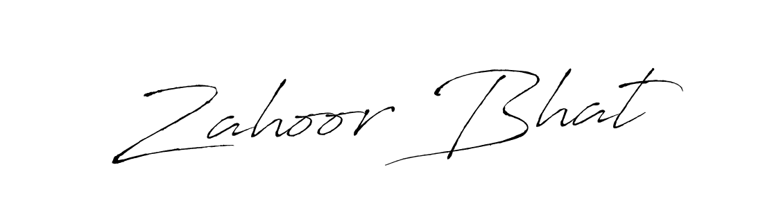 Design your own signature with our free online signature maker. With this signature software, you can create a handwritten (Antro_Vectra) signature for name Zahoor Bhat. Zahoor Bhat signature style 6 images and pictures png