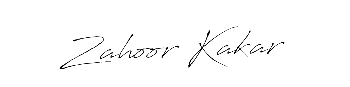 Use a signature maker to create a handwritten signature online. With this signature software, you can design (Antro_Vectra) your own signature for name Zahoor Kakar. Zahoor Kakar signature style 6 images and pictures png