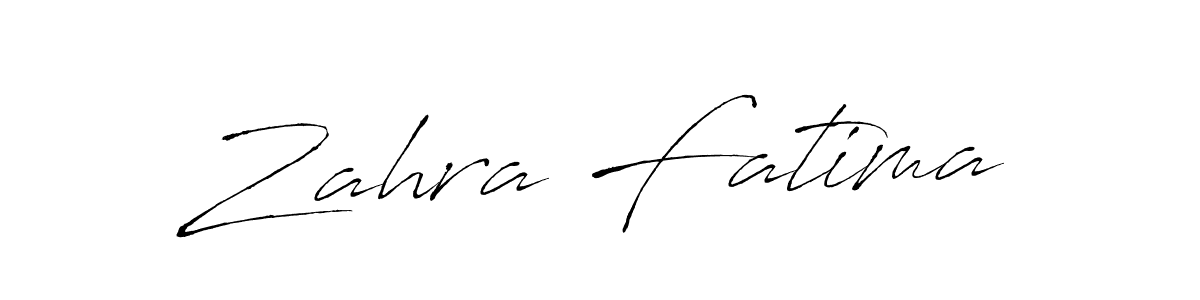 Create a beautiful signature design for name Zahra Fatima. With this signature (Antro_Vectra) fonts, you can make a handwritten signature for free. Zahra Fatima signature style 6 images and pictures png