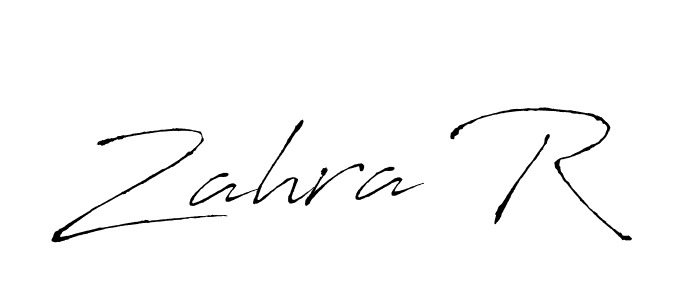 Similarly Antro_Vectra is the best handwritten signature design. Signature creator online .You can use it as an online autograph creator for name Zahra R. Zahra R signature style 6 images and pictures png