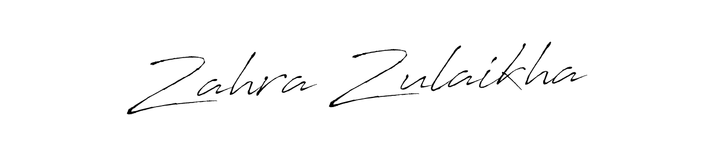 The best way (Antro_Vectra) to make a short signature is to pick only two or three words in your name. The name Zahra Zulaikha include a total of six letters. For converting this name. Zahra Zulaikha signature style 6 images and pictures png