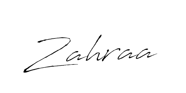 How to make Zahraa signature? Antro_Vectra is a professional autograph style. Create handwritten signature for Zahraa name. Zahraa signature style 6 images and pictures png