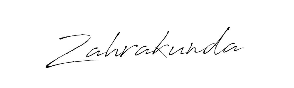 You should practise on your own different ways (Antro_Vectra) to write your name (Zahrakunda) in signature. don't let someone else do it for you. Zahrakunda signature style 6 images and pictures png
