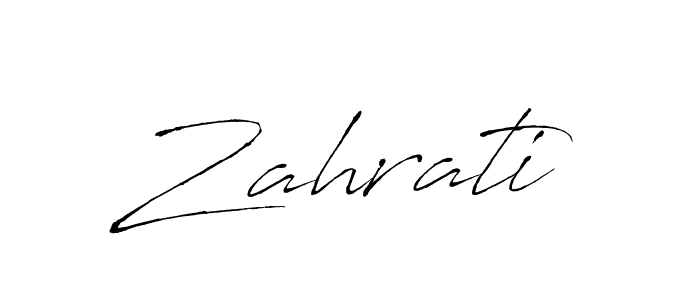 It looks lik you need a new signature style for name Zahrati. Design unique handwritten (Antro_Vectra) signature with our free signature maker in just a few clicks. Zahrati signature style 6 images and pictures png