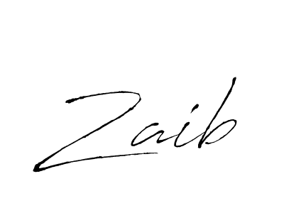 Create a beautiful signature design for name Zaib. With this signature (Antro_Vectra) fonts, you can make a handwritten signature for free. Zaib signature style 6 images and pictures png