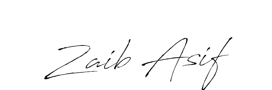 You should practise on your own different ways (Antro_Vectra) to write your name (Zaib Asif) in signature. don't let someone else do it for you. Zaib Asif signature style 6 images and pictures png