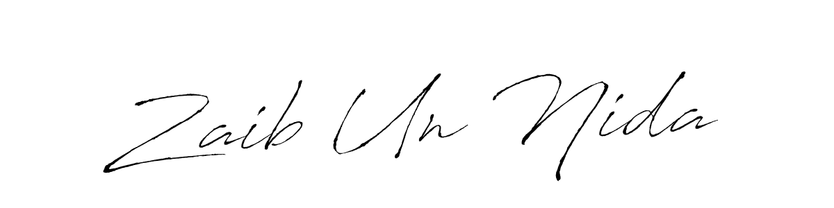 It looks lik you need a new signature style for name Zaib Un Nida. Design unique handwritten (Antro_Vectra) signature with our free signature maker in just a few clicks. Zaib Un Nida signature style 6 images and pictures png
