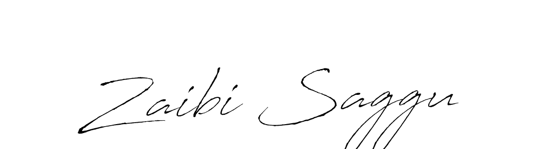 Create a beautiful signature design for name Zaibi Saggu. With this signature (Antro_Vectra) fonts, you can make a handwritten signature for free. Zaibi Saggu signature style 6 images and pictures png