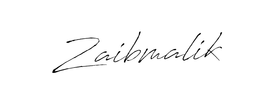 Design your own signature with our free online signature maker. With this signature software, you can create a handwritten (Antro_Vectra) signature for name Zaibmalik. Zaibmalik signature style 6 images and pictures png