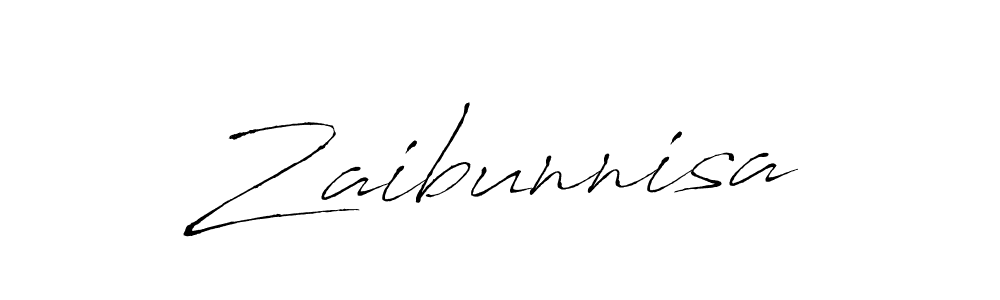 Zaibunnisa stylish signature style. Best Handwritten Sign (Antro_Vectra) for my name. Handwritten Signature Collection Ideas for my name Zaibunnisa. Zaibunnisa signature style 6 images and pictures png