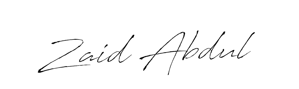 if you are searching for the best signature style for your name Zaid Abdul. so please give up your signature search. here we have designed multiple signature styles  using Antro_Vectra. Zaid Abdul signature style 6 images and pictures png