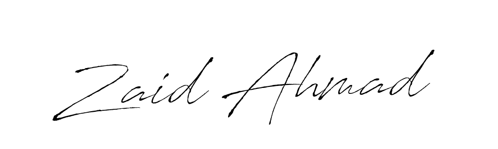 It looks lik you need a new signature style for name Zaid Ahmad. Design unique handwritten (Antro_Vectra) signature with our free signature maker in just a few clicks. Zaid Ahmad signature style 6 images and pictures png