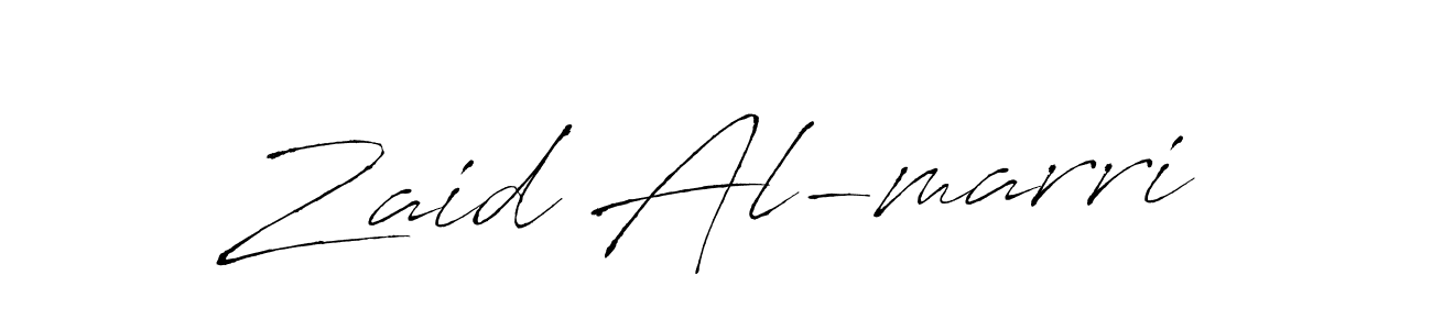 How to make Zaid Al-marri name signature. Use Antro_Vectra style for creating short signs online. This is the latest handwritten sign. Zaid Al-marri signature style 6 images and pictures png