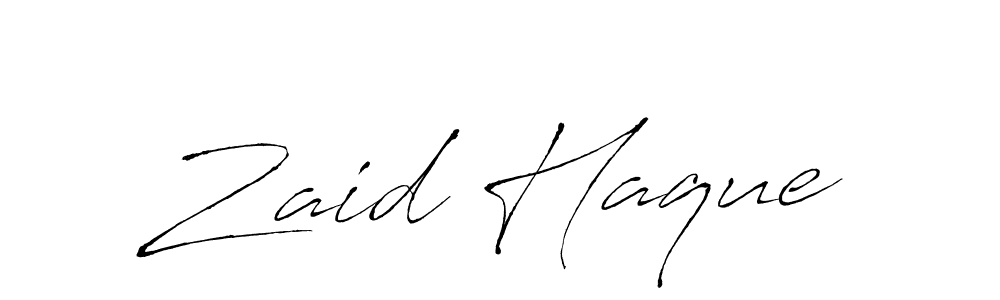 You should practise on your own different ways (Antro_Vectra) to write your name (Zaid Haque) in signature. don't let someone else do it for you. Zaid Haque signature style 6 images and pictures png