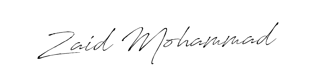 Also we have Zaid Mohammad name is the best signature style. Create professional handwritten signature collection using Antro_Vectra autograph style. Zaid Mohammad signature style 6 images and pictures png