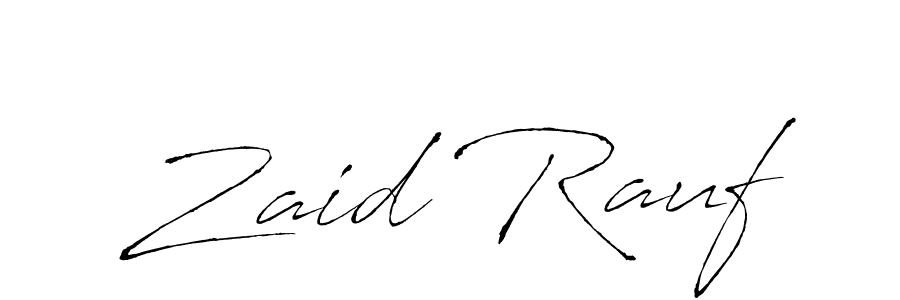 Use a signature maker to create a handwritten signature online. With this signature software, you can design (Antro_Vectra) your own signature for name Zaid Rauf. Zaid Rauf signature style 6 images and pictures png