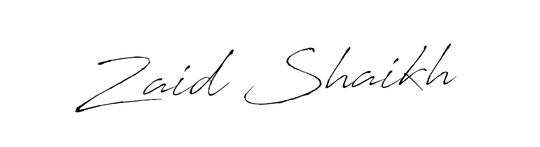 Similarly Antro_Vectra is the best handwritten signature design. Signature creator online .You can use it as an online autograph creator for name Zaid Shaikh. Zaid Shaikh signature style 6 images and pictures png