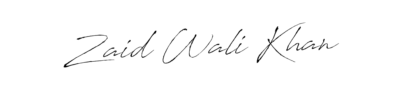 Make a short Zaid Wali Khan signature style. Manage your documents anywhere anytime using Antro_Vectra. Create and add eSignatures, submit forms, share and send files easily. Zaid Wali Khan signature style 6 images and pictures png