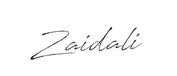 The best way (Antro_Vectra) to make a short signature is to pick only two or three words in your name. The name Zaidali include a total of six letters. For converting this name. Zaidali signature style 6 images and pictures png