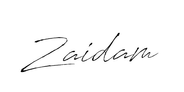 You should practise on your own different ways (Antro_Vectra) to write your name (Zaidam) in signature. don't let someone else do it for you. Zaidam signature style 6 images and pictures png