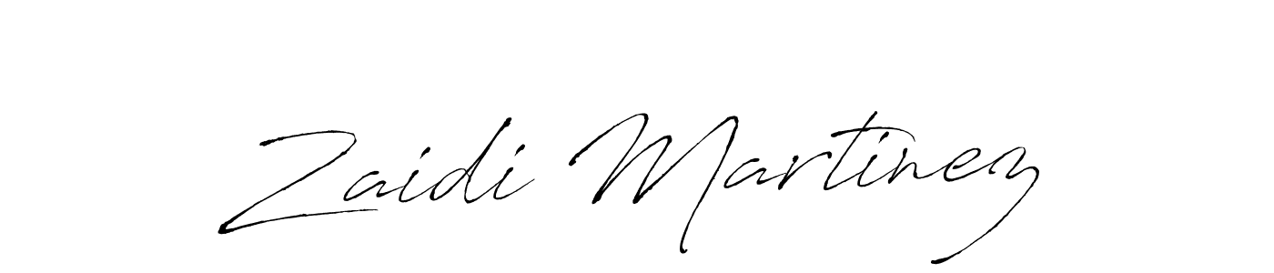 How to make Zaidi Martinez signature? Antro_Vectra is a professional autograph style. Create handwritten signature for Zaidi Martinez name. Zaidi Martinez signature style 6 images and pictures png