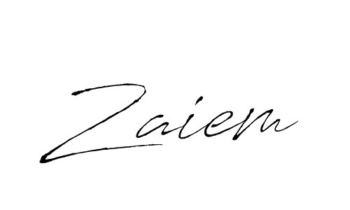 How to make Zaiem signature? Antro_Vectra is a professional autograph style. Create handwritten signature for Zaiem name. Zaiem signature style 6 images and pictures png