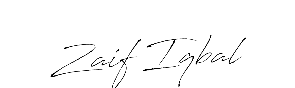 This is the best signature style for the Zaif Iqbal name. Also you like these signature font (Antro_Vectra). Mix name signature. Zaif Iqbal signature style 6 images and pictures png