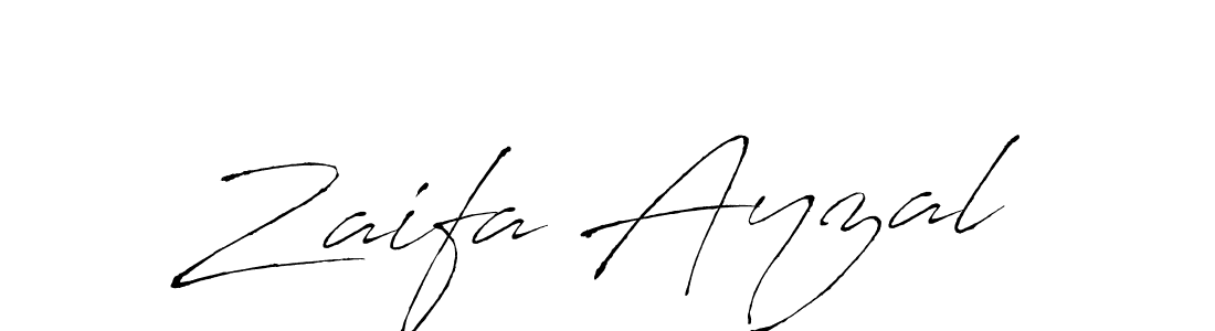 You should practise on your own different ways (Antro_Vectra) to write your name (Zaifa Ayzal) in signature. don't let someone else do it for you. Zaifa Ayzal signature style 6 images and pictures png