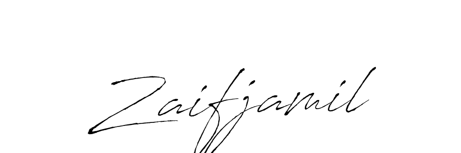 Design your own signature with our free online signature maker. With this signature software, you can create a handwritten (Antro_Vectra) signature for name Zaifjamil. Zaifjamil signature style 6 images and pictures png