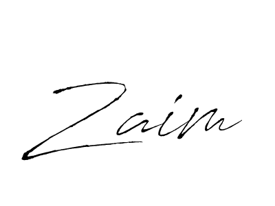 How to make Zaim name signature. Use Antro_Vectra style for creating short signs online. This is the latest handwritten sign. Zaim signature style 6 images and pictures png