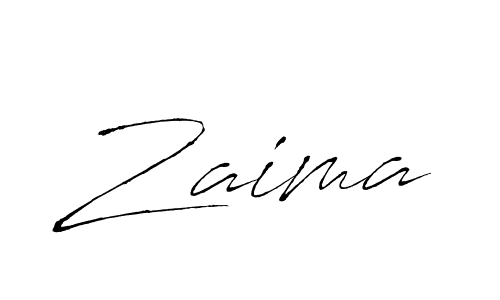 Create a beautiful signature design for name Zaima. With this signature (Antro_Vectra) fonts, you can make a handwritten signature for free. Zaima signature style 6 images and pictures png