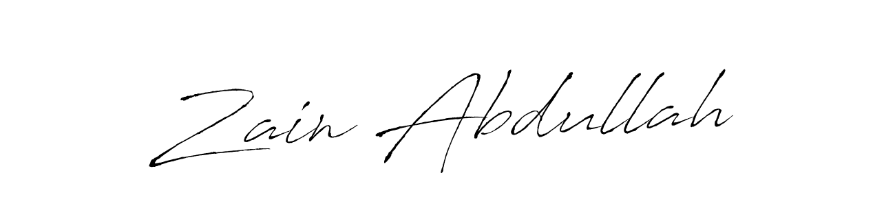 Similarly Antro_Vectra is the best handwritten signature design. Signature creator online .You can use it as an online autograph creator for name Zain Abdullah. Zain Abdullah signature style 6 images and pictures png