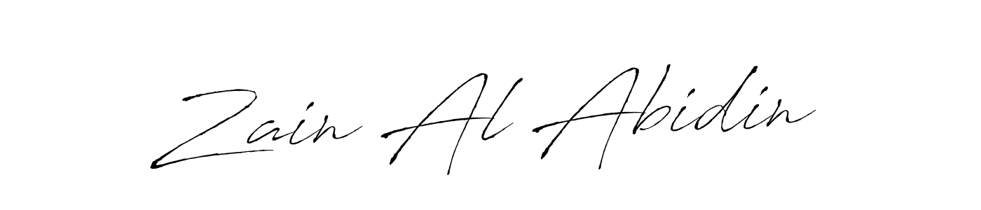 Create a beautiful signature design for name Zain Al Abidin. With this signature (Antro_Vectra) fonts, you can make a handwritten signature for free. Zain Al Abidin signature style 6 images and pictures png