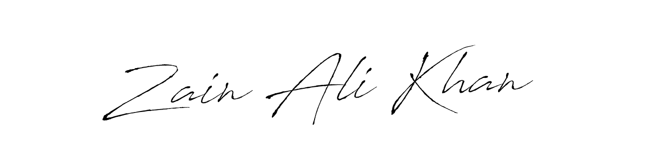 Antro_Vectra is a professional signature style that is perfect for those who want to add a touch of class to their signature. It is also a great choice for those who want to make their signature more unique. Get Zain Ali Khan name to fancy signature for free. Zain Ali Khan signature style 6 images and pictures png
