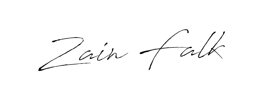 Also You can easily find your signature by using the search form. We will create Zain Falk name handwritten signature images for you free of cost using Antro_Vectra sign style. Zain Falk signature style 6 images and pictures png