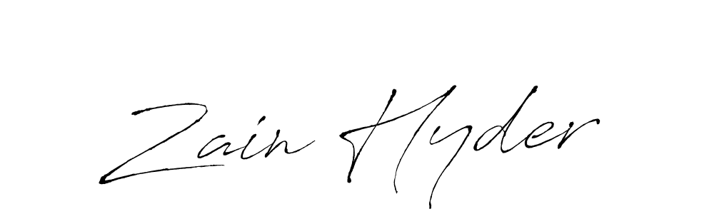 Also You can easily find your signature by using the search form. We will create Zain Hyder name handwritten signature images for you free of cost using Antro_Vectra sign style. Zain Hyder signature style 6 images and pictures png