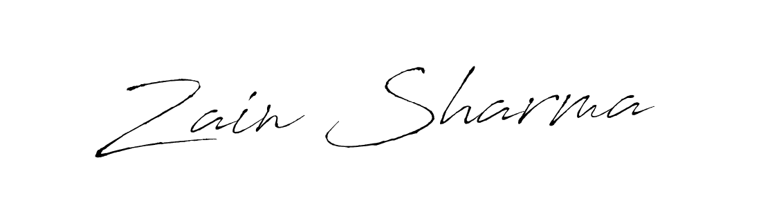 Also we have Zain Sharma name is the best signature style. Create professional handwritten signature collection using Antro_Vectra autograph style. Zain Sharma signature style 6 images and pictures png