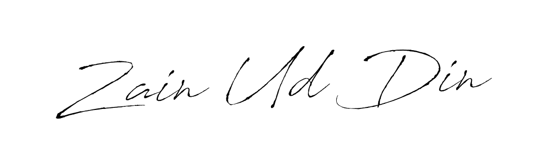 Also we have Zain Ud Din name is the best signature style. Create professional handwritten signature collection using Antro_Vectra autograph style. Zain Ud Din signature style 6 images and pictures png