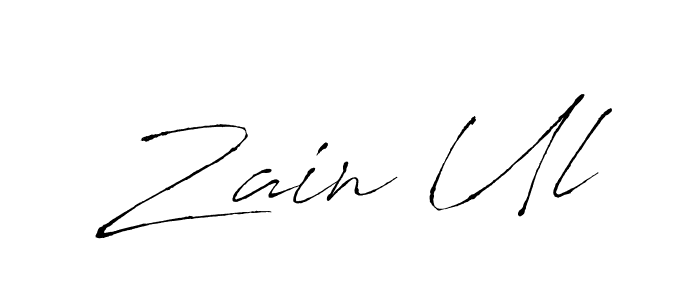 Use a signature maker to create a handwritten signature online. With this signature software, you can design (Antro_Vectra) your own signature for name Zain Ul. Zain Ul signature style 6 images and pictures png