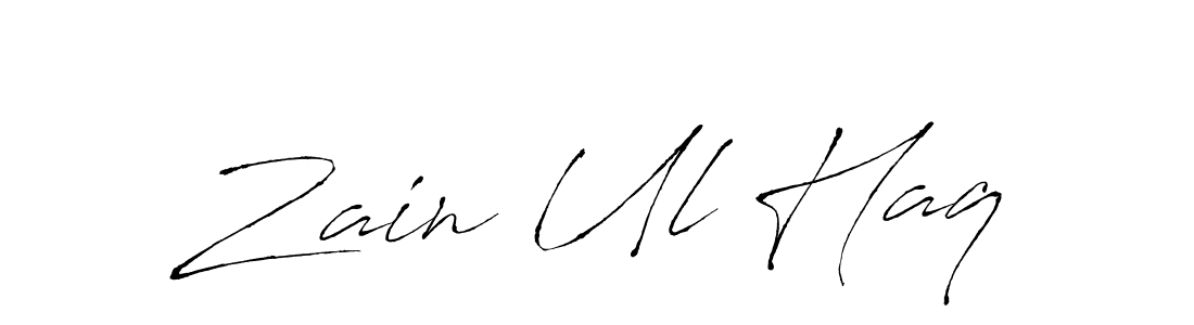 Make a beautiful signature design for name Zain Ul Haq. Use this online signature maker to create a handwritten signature for free. Zain Ul Haq signature style 6 images and pictures png