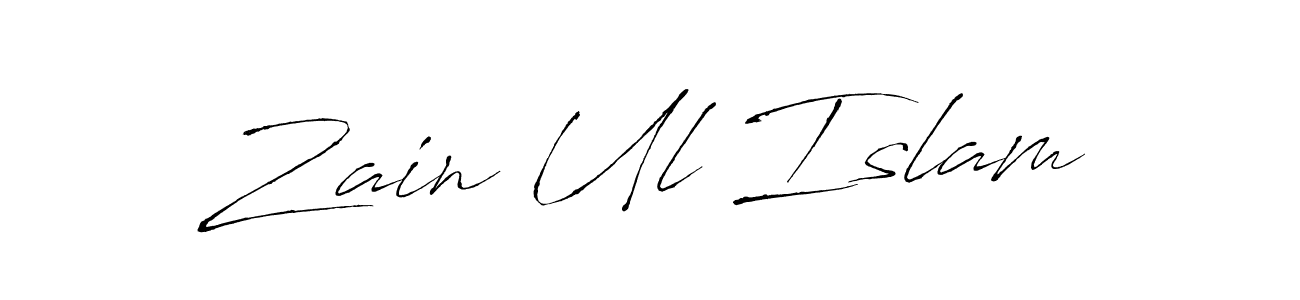How to make Zain Ul Islam signature? Antro_Vectra is a professional autograph style. Create handwritten signature for Zain Ul Islam name. Zain Ul Islam signature style 6 images and pictures png