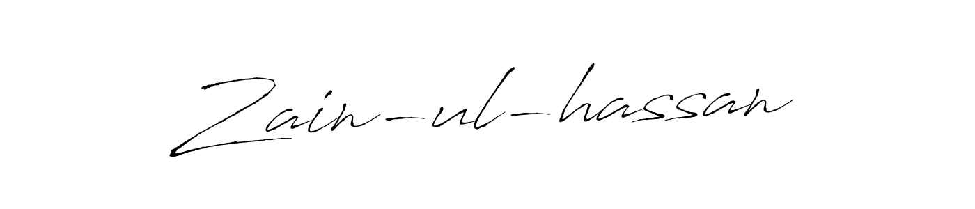 Design your own signature with our free online signature maker. With this signature software, you can create a handwritten (Antro_Vectra) signature for name Zain-ul-hassan. Zain-ul-hassan signature style 6 images and pictures png